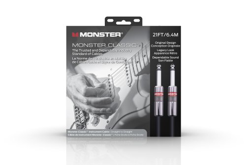Monster CLAS-I-21WW Prolink Monster Classic 1/4" Instrument Cable. 21 ft - Straight to Straight