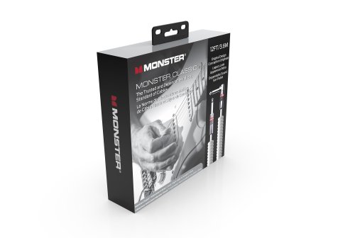 Monster CLAS-I-21ACWHWW Prolink Monster Classic 1/4" Instrument Cable. 12 ft - Coiled. White