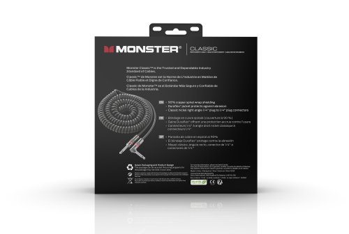 Monster CLAS-I-21ACWW Prolink Monster Classic 1/4" Instrument Cable. 21 ft - Coiled