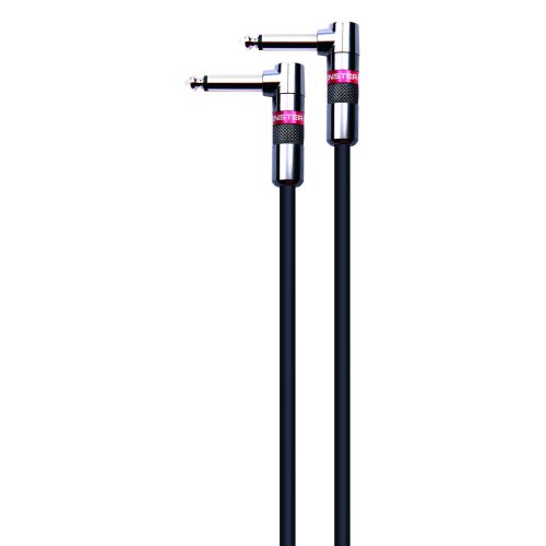 Monster CLAS-I-0.75DAWW Prolink Monster Classic 1/4″ Instrument Cable. 8 in - Right Angle to Same