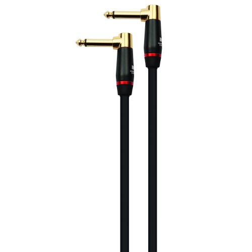 Monster MBASS2-0.75DAWW Prolink Monster Bass 1/4″ Instrument Cable. 8 in - Right Angle to Right Angl