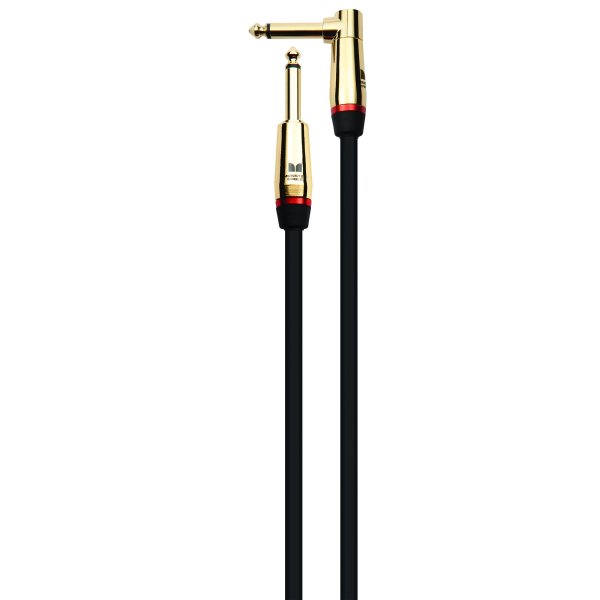 Monster MROCK2-21AWW Prolink Rock 1/4" Instrument Cable. 21 ft - Right Angle to Straight
