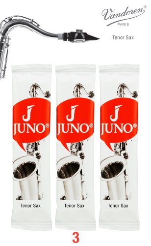 JUNO JSR713/3 Tenor Saxophone Reeds #3. (3 Reed Card)