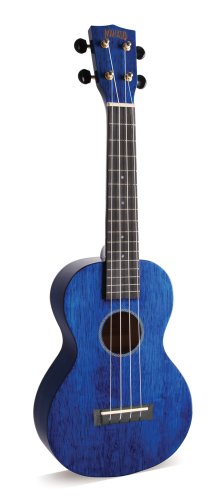 Mahalo MH2-TBU Hano Concert Ukulele. Trans Blue