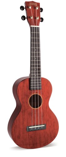Mahalo MH2-TWR Hano Concert Ukulele. Trans Wine Red