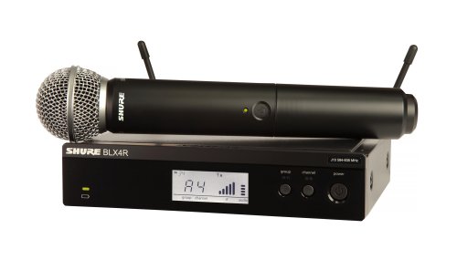 Shure BLX24R/SM58-H10 Wireless Rack-Mount Vocal System With SM58. H10 Band