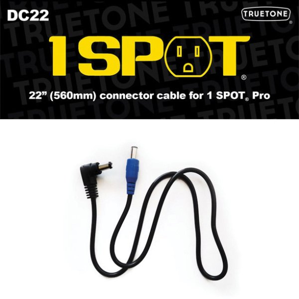 True Tone DC22 22" Connector Cable For 1 Spot. Pro