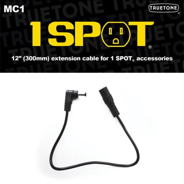 True Tone MC1 12" Extension Cable For 1 Spot