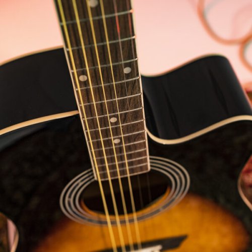 Washburn WA90CEVSB Dreadnought Acoustic Electric Guitar. Tobacco Burst