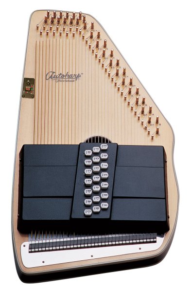 Oscar Schmidt OS10021 21 Chord Acoustic Auto Harp. Natural Spruce