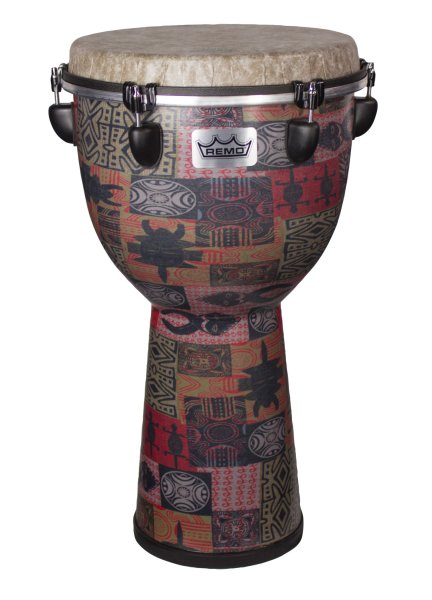 Remo DJ-6112-57 Apex Djembe Drum. Red Knite 12"