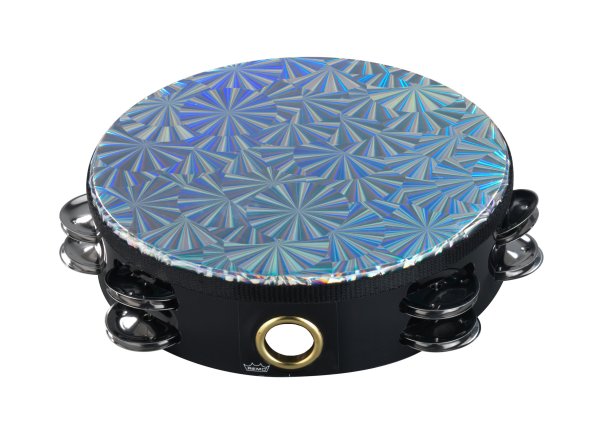 Remo TA-4208-43 Prizmatic Tambourine. 2 Row Chrome 8"