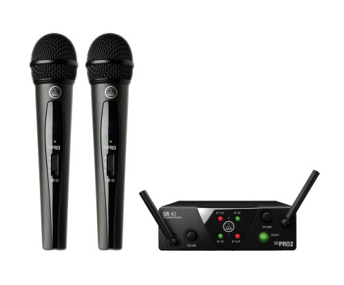 AKG WMS40 Mini Dual Vocal Wireless System. Band-A & B