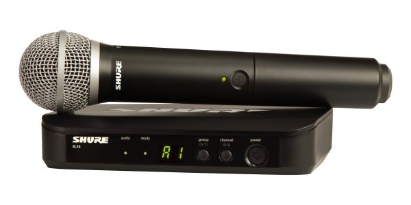 Shure BLX24/PG58-H9 Wireless Vocal System With PG58. H9 Band