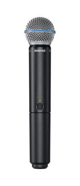 Shure BLX2/B58-H9 Handheld Transmitter With BETA58A Capsule. H9 Band (512-542 MHz)