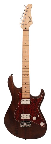 Cort G100 HH G Series Double Cutaway Electric Guitar. Open Pore Walnut