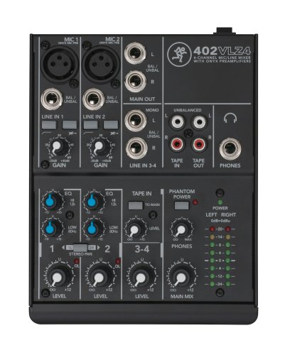 Mackie 402VLZ4 4-Channel Ultra Compact Mixer