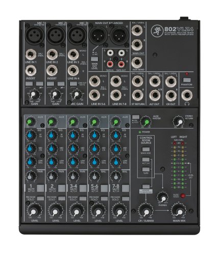 Mackie 802VLZ4 8-Channel Ultra Compact Mixer