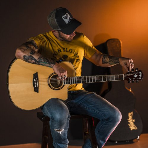 Washburn AG70CE Apprentice Series Grand Auditorium Cutaway Acoustic Electric Guitar