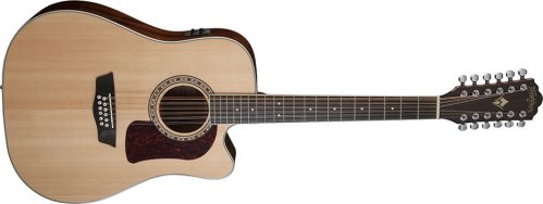 Washburn D10SCE-12 Heritage 10 Series Dreadnought (12 String) Cutaway Acoustic Electric Guitar