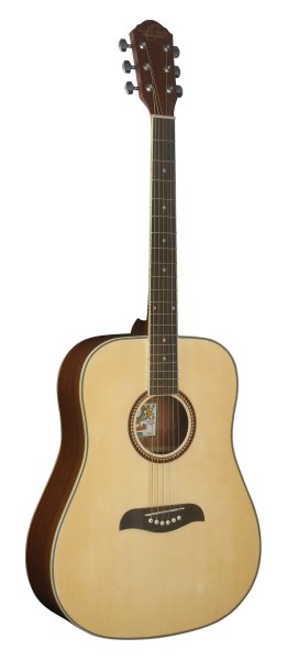 Oscar Schmidt OG2N-A Dreadnought Acoustic Guitar. Natural Spruce