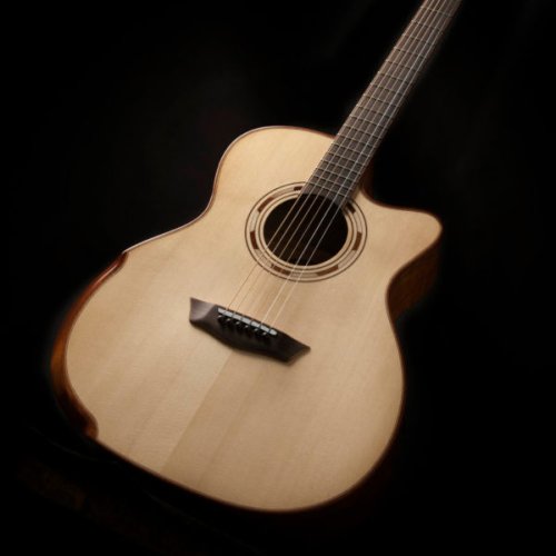 Washburn G66SCE Comfort Deluxe 66 Auditorium Cutaway Acoustic Electic Guitar. Spalted Maple