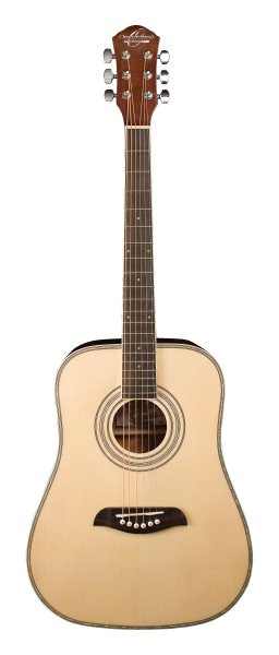 Oscar Schmidt OG1-A 3/4 Dreadnought Acoustic Guitar. Natural Spruce