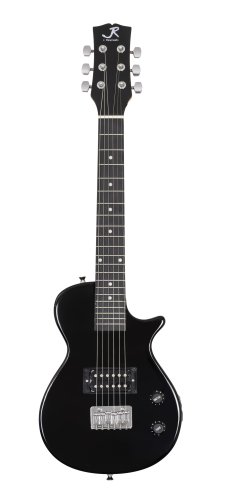 J Reynolds JRPKLPBK Mini Electric Guitar Pack. Black