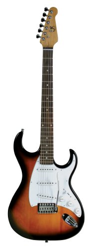 J Reynolds JR6AS Electric Guitar. Antique Sunburst