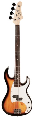 J Reynolds JR7AS Electric Bass. Antique Sunburst