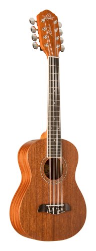 Oscar Schmidt OU28T (8 String) Tenor Ukulele. Natural Mahogany