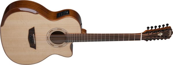 Washburn G15SCE-12 Comfort Deluxe Series Grand Auditorium (12 String) Acoustic Electric Guitar.