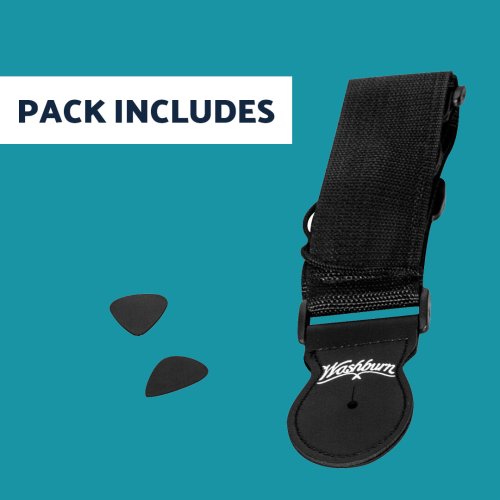 Washburn AD5CEPACK-A Apprentice Dreadnought Acoustic Electric Guitar Pack