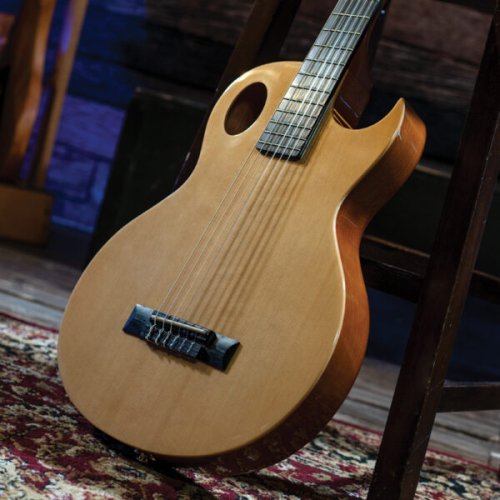 Washburn EACT42S Festival Series Nylon String Cutaway Classical Acoustic Electric Guitar. Natural