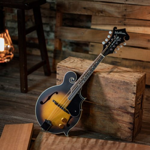 Washburn M3E Pack American Series F-Style Mandolin Pack. Sunburst