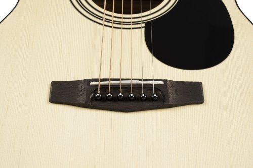 Cort AF510OP Standard Series Acoustic Concert Guitar. Open Pore Natural