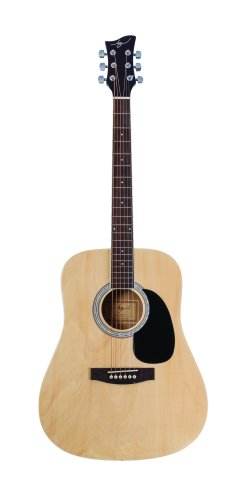 Jay Turser JJ45-N-A Jay Jr Series Dreadnought Acoustic Guitar. Natural