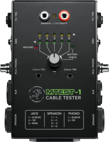 Mackie MTEST-1 MTest-1 Cable Tester
