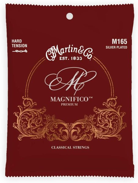 Martin M165 Classical Premium Magnifico Hard Tension Classical Guitar Strings. 26-43