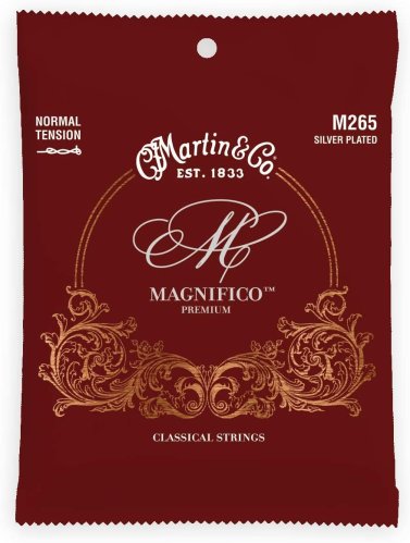 Martin M265 Premium Magnifico Normal Tension Classical Guitar Strings. 25-42