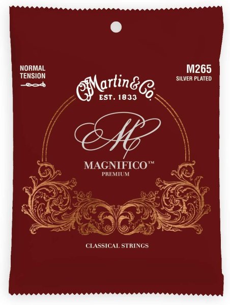 Martin M265 Premium Magnifico Normal Tension Classical Guitar Strings. 25-42