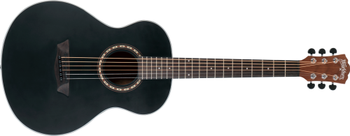 Washburn G-Mini 5 Apprentice Series 7/8 Size Acoustic Guitar. Black Matte