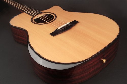 Cort GAPFBEVELNAT Grand Regal Acoustic Cutaway Guitar. Natural Glossy Arm Bevel