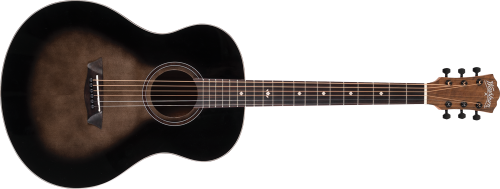 Washburn Novo S9 Bella Tono Studio Acoustic Guitar. Gloss Charcoal Burst