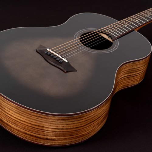 Washburn Novo S9 Bella Tono Studio Acoustic Guitar. Gloss Charcoal Burst