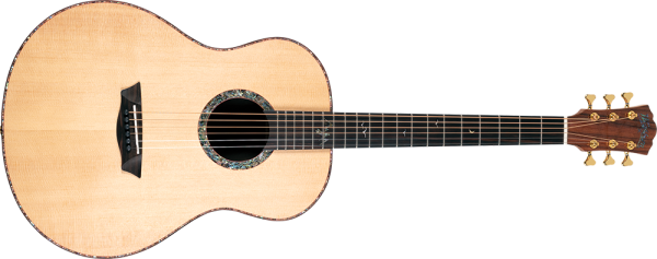 Washburn Elegante S24S Bella Tono Studio Acoustic Guitar. Gloss Natural