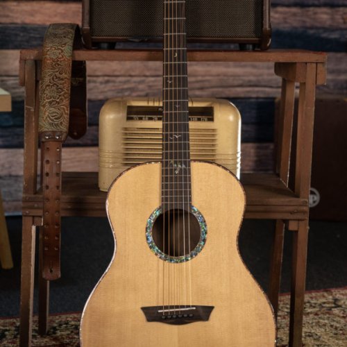 Washburn Elegante S24S Bella Tono Studio Acoustic Guitar. Gloss Natural