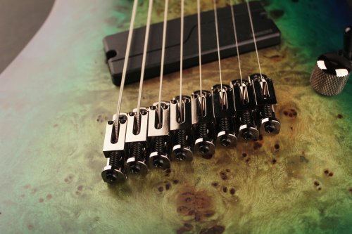 Cort KX508MS KX Series 8 String Electric Guitar. Mariana Blue Burst