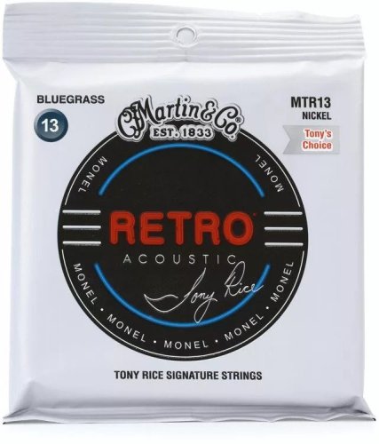 Martin MTR13 Retro Bluegrass Tony Rice's Choice Acoustic Guitar Strings. 13-56