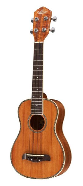 Oscar Schmidt OU5-R Concert Ukulele W/Pre Amp. Natural Koa
